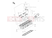 KAWASAKI VERSYS 1000 (KLZ1000CLF) 01 Cylinder Head