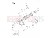 KAWASAKI VERSYS 1000 (KLZ1000CLF) 12 Gear Change Drum/Shift Fork(s)