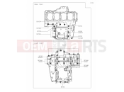 KAWASAKI VERSYS 1000 (KLZ1000CLF) 15 Crankcase Bolt Pattern