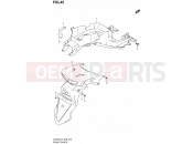 SUZUKI DL650A L3 (2013) V-Strom (E38) 45 - REAR FENDER