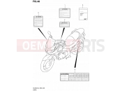 SUZUKI DL650A L3 (2013) V-Strom (E38) 48 - LABEL