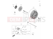 KAWASAKI J300 (SC300CLF) 16 Front Hub
