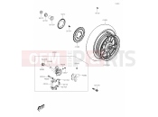KAWASAKI J300 (SC300CLF) 17 Rear Hub