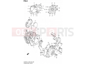SUZUKI DL650A L4 (2014) V-Strom (E03,E28,E33) 6 - CRANKCASE COVER