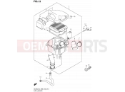 SUZUKI DL650A L4 (2014) V-Strom (E03,E28,E33) 13 - AIR CLEANER