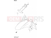 SUZUKI DL650A L4 (2014) V-Strom (E12) 41 - FRONT FENDER