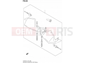 SUZUKI DL650A L4 (2014) V-Strom (E12) 66 - KNUCKLE COVER SET (OPTIONAL)