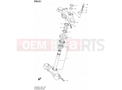 SUZUKI DL650A L4 (2014) V-Strom (E21) 51 - STEERING STEM