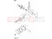 SUZUKI DL650A L4 (2014) V-Strom (E24) 7 - CRANKSHAFT