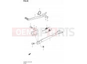 SUZUKI DL650A L4 (2014) V-Strom (E24) 35 - STAND