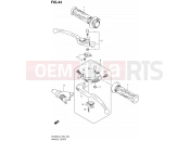 SUZUKI DL650A L4 (2014) V-Strom (E24) 44 - HANDLE LEVER
