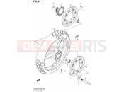 SUZUKI DL650A L4 (2014) V-Strom (E24) 53 - FRONT WHEEL