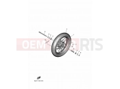 YAMAHA YZF-R7 R7 35KW YZF690-U (DJ91) 2026 FRONT WHEEL