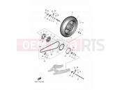 YAMAHA YZF-R7 R7 35KW YZF690-U (DJ91) 2026 REAR WHEEL