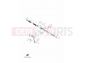 YAMAHA YZF-R7 R7 35KW YZF690-U (DJ91) 2026 STEERING HANDLE & CABLE