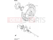 SUZUKI DL650A L4 (2014) V-Strom (E38) 59 - REAR WHEEL