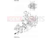SUZUKI DL650A L5 (2015) V-Strom (E12) 104A - CYLINDER HEAD (FRONT)
