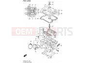 SUZUKI DL650A L5 (2015) V-Strom (E14) 105A - CYLINDER HEAD (REAR)