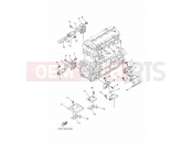 YAMAHA GP 1800 WaveRunner GP SVHO GP1800A-C (F4PB) 2026 ENGINE MOUNT