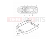 YAMAHA GP 1800 WaveRunner GP SVHO GP1800A-C (F4PB) 2026 GUNWALE & MAT