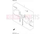 SUZUKI DL650A L5 (2015) V-Strom (E14) 911A - KNUCKLE COVER SET (OPTIONAL)
