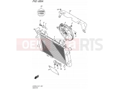 SUZUKI DL650A L5 (2015) V-Strom (E21) 185A - RADIATOR (DL650AL5 E21)