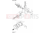 SUZUKI DL650A L5 (2015) V-Strom (E24) 120A - CRANKSHAFT