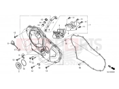 HONDA XL750 TRANSALP (XL750T) 2026 E-6 RIGHT CRANKCASE COVER
