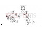 HONDA XL750 TRANSALP (XL750T) 2026 E-16 CRANKSHAFT/PISTON
