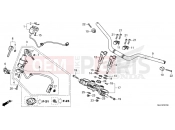 HONDA XL750 TRANSALP (XL750T) 2026 F-7 HANDLE PIPE/TOP BRIDGE