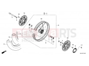 HONDA XL750 TRANSALP (XL750T) 2026 F-14-20 FRONT WHEEL