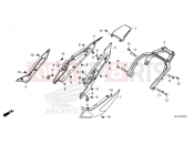 HONDA XL750 TRANSALP (XL750T) 2026 F-24 REAR COWL