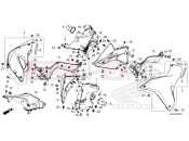 HONDA XL750 TRANSALP (XL750T) 2026 F-45 MIDDLE COWL