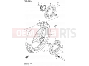 SUZUKI DL650A L5 (2015) V-Strom (E24) 530A - FRONT WHEEL