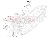 PIAGGIO MP3 500 MAXI Sport - Business - Advanced Remote control switches - Battery - Horn
