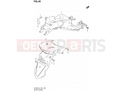 SUZUKI DL650AUE L4 (2014) V-Strom (E21) 45 - REAR FENDER