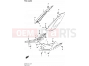 SUZUKI DL650AUE L5 (2015) V-Strom (E21) 445A - FRAME COVER