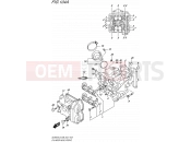 SUZUKI DL650XA L5 (2015) V-Strom (E03,E28,E33) 104A - CYLINDER HEAD (FRONT)