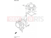 SUZUKI DL650XA L5 (2015) V-Strom (E03,E28,E33) 107A - CYLINDER