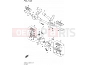 SUZUKI DL650XA L5 (2015) V-Strom (E03,E28,E33) 415A - FOOTREST