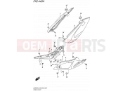 SUZUKI DL650XA L5 (2015) V-Strom (E03,E28,E33) 445A - FRAME COVER