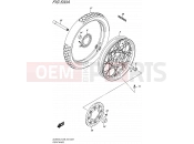 SUZUKI DL650XA L5 (2015) V-Strom (E03,E28,E33) 530A - FRONT WHEEL