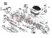 SUZUKI DR50 M (1991) 1 - ENGINE COMP. GS-4V