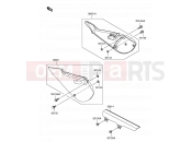 SUZUKI DR-Z110 K3 (2003) (E21) 36 - SIDE COVER/CHAIN COVER