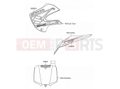 SUZUKI DR-Z110 K4 (2004) (E21) 41 - DECAL(DR-Z110 K3)