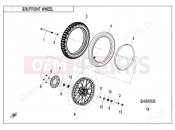 CFMOTO CX-5E (CF1000DY) FRONT WHEEL - F07