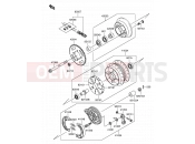 SUZUKI DR-Z110 K5 (2005) (E21) 28A - REAR HUB(DR-Z110 K5)