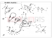 CFMOTO 250 SR (CF250-6F [EU5] ) PLASTICS1(DASHBOARD-TFT) - F04-1-A-V2
