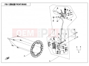 CFMOTO 250 SR (CF250-6F [EU5] ) FRONT BRAKE - F08-A-1