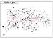 CFMOTO 250 SR (CF250-6F [EU5] ) REAR BRAKE - F08-A-2